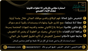 استشارة محامي بالرياض 5 خطوات قانونية تُنقذك الإيذاء الجسدي