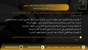 5 مهام قانونية يقوم بها محامي شركات بالرياض لضمان تأسيس شركة بالسعودية بطريقة قانونية صحيحة