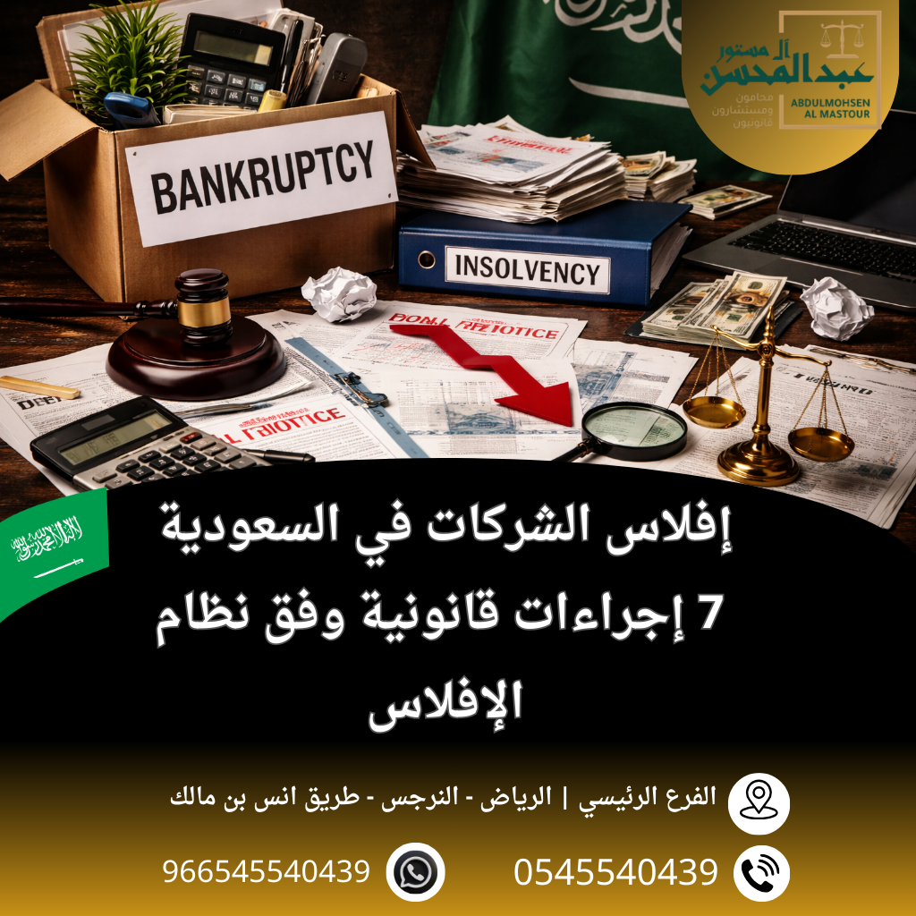 إفلاس الشركات في السعودية 7 إجراءات قانونية وفق نظام الإفلاس