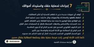 7 إجراءات لحماية حقك والمطالبة باسترداد الأموال